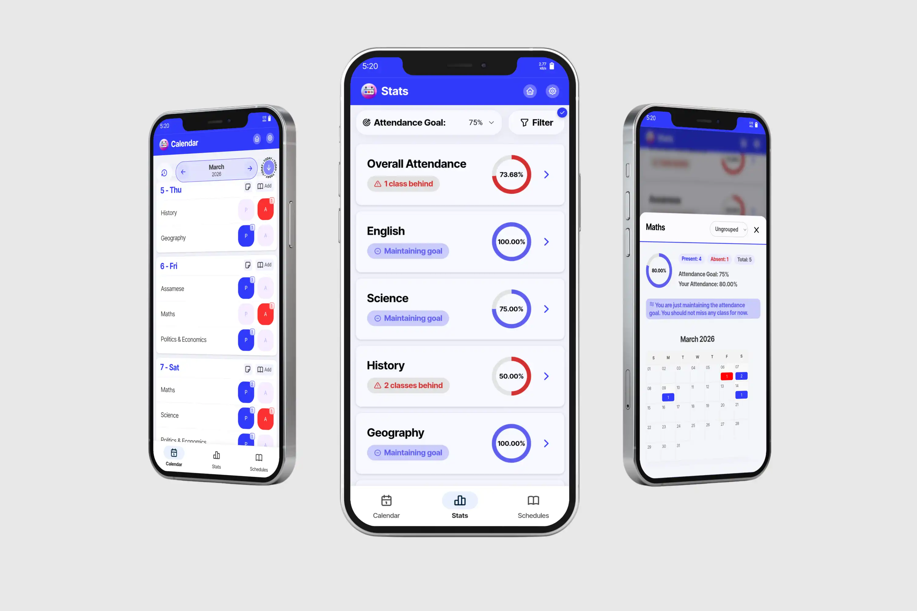 Attendance Tracker Screenshot 3