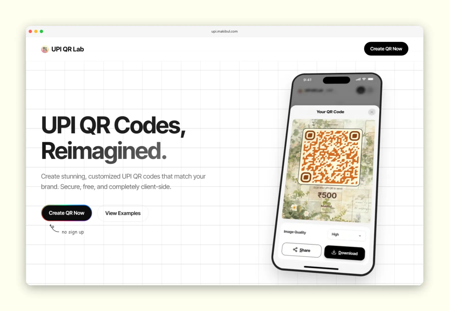 UPI QR Lab Screenshot 1